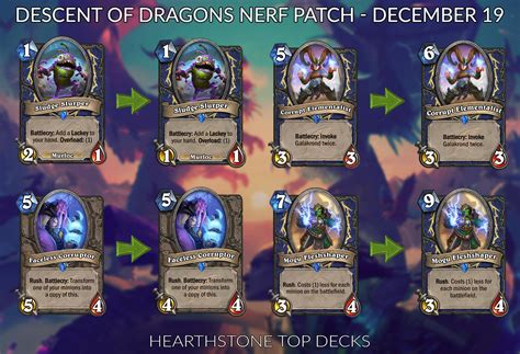 Choose your rank and get the best decks to level up with. Nerfs for Standard are revealed (from HS Top Decks ...