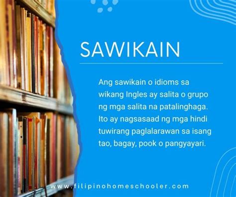 Mga Sawikain 200 Halimbawa At Kahulugan — The Filipino Homeschooler