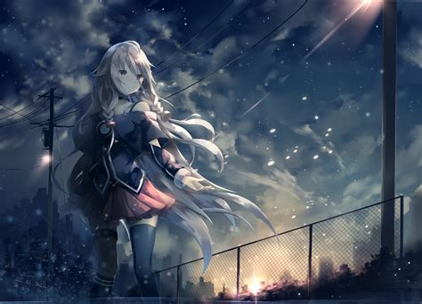 Anime Anime Girls Ia Vocaloid Vocaloid Snow Wallpapers Hd