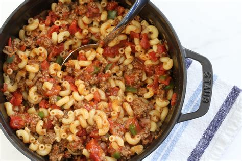 This ground beef pasta is comfort food at its finest. Spicy Pasta With Ground Beef and Tomatoes Recipe