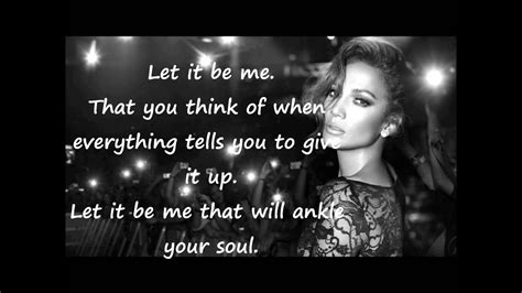 Jennifer Lopez Let It Be Me Lyrics Youtube