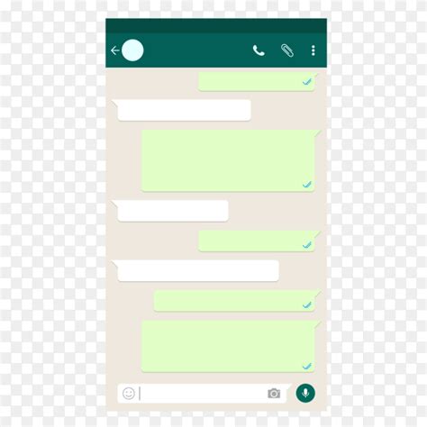 Whatsapp Empty Chat Template Vector Png Similar Png