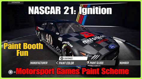 Nascar Ignition Paint Booth Fun Youtube