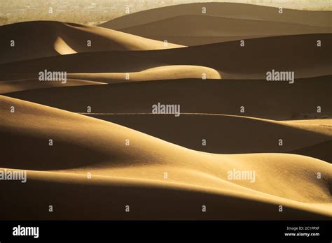 Background With Of Sandy Dunes In Desert Stock Photo Alamy