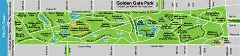 Goldengateparkmap Golden Gate Park Map  Golden Gate Park Map