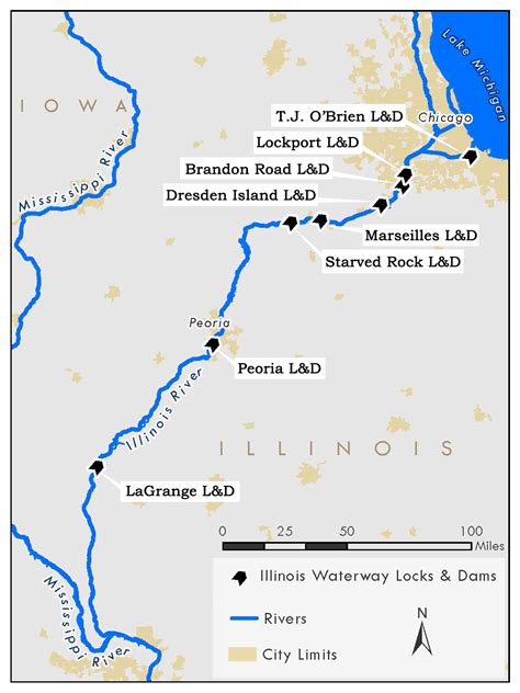 Free Printable Illinois River Maps