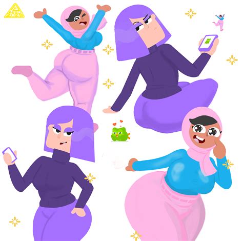 duolingogirls by Lusoillustrations on Newgrounds