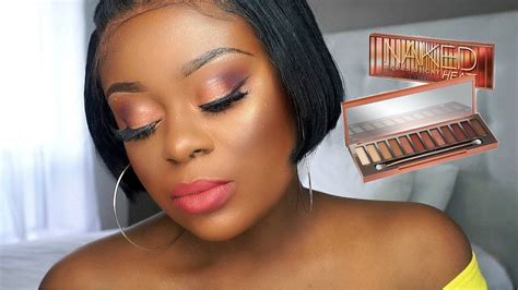 New Urban Decay Naked Heat Palette On Dark Skin Review Tutorial