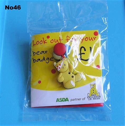 Children In Need A Collection Of Different Pudsey Pin Badges And Keyring