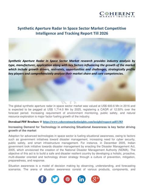 Ppt Synthetic Aperture Radar In Space Sector Market Powerpoint