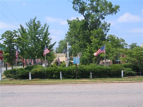 Ellaville Ga Town Square With Confederate Memorial Photo Picture