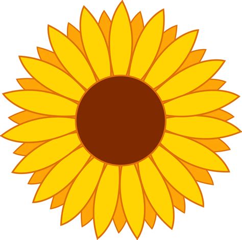Cartoon Sunflower Clipart Best