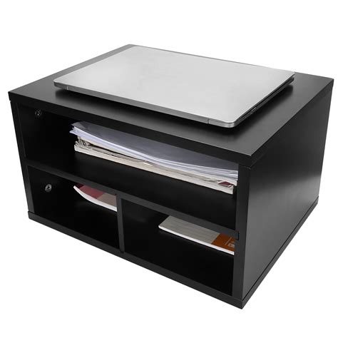 Printer Stand Desktop Organizer Wooden File Drawer Office Supplies
