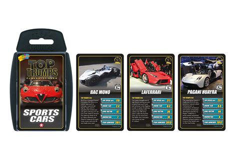 Sports Cars Top Trumps Educational card game | Top Trumps USA