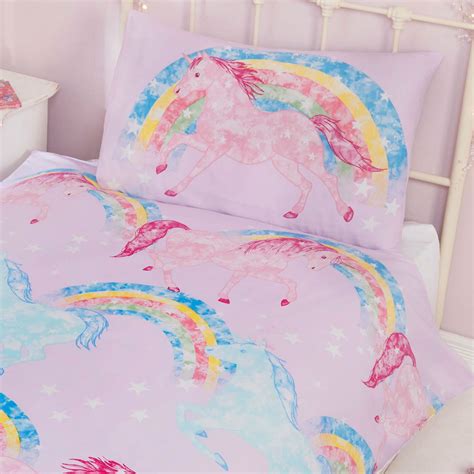 Shop for girls unicorn bedding at bed bath & beyond. UNICORN DUVET COVER SETS KIDS GIRLS BEDDING - JUNIOR ...