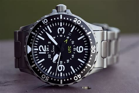 In the utc standard, there is a commitment to keep within 0.9 seconds of gmt, so that every few years a leap second is applied to utc. Sinn 857 UTC or Omega GMT