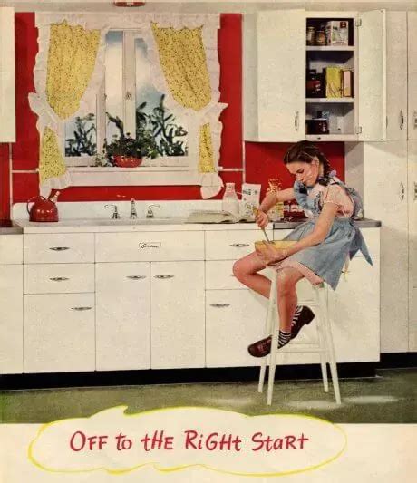 1940s American Brand Kitchen Interior Design History Interior Design