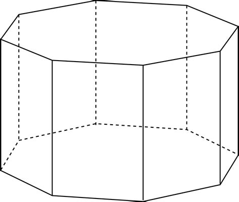 Octagonal Prism Clipart Etc