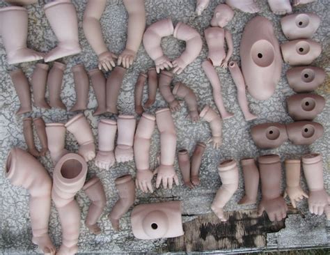 Items Similar To Doll Parts 64 Piece Porcelain Doll Parts Baby Doll