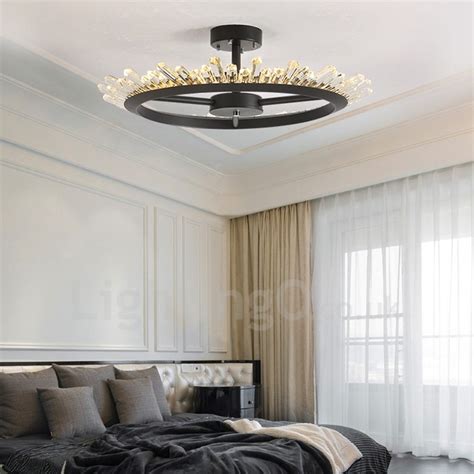 Do you want your ceiling light to have a dimmer or different lighting strengths? Modern/Contemporary Crystal Ceiling Lights Bedroom Living ...