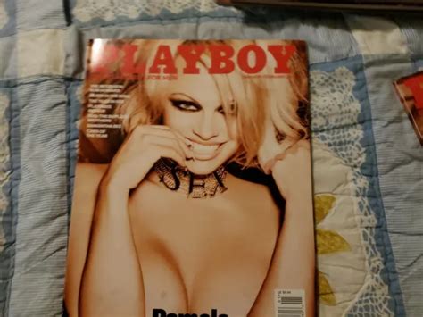 Playboy Magazine January February Pamela Anderson Last Nude