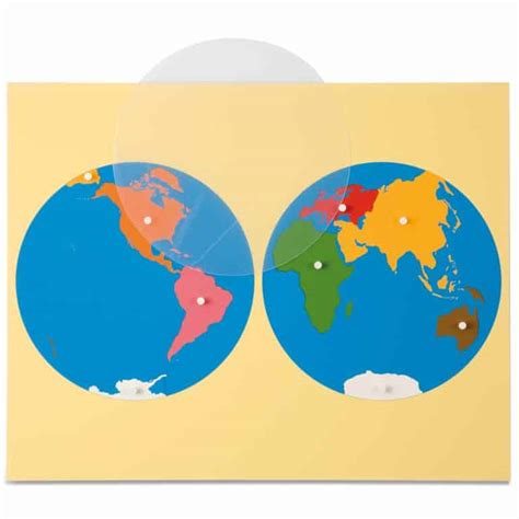 Puzzle Map World Parts Nienhuis Montessori Teia Education And Play