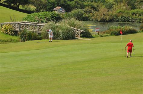 Pitch And Putt At Holywell Bay Golf Near Newquay In Cornwall