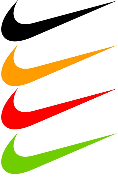 Colorful Nike Shoes Logo Png Transparent Background Free Download