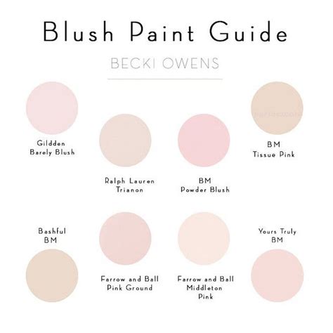 Blush Paint Color Ideas Pale Pink Paint Color Glidden Barely Blush