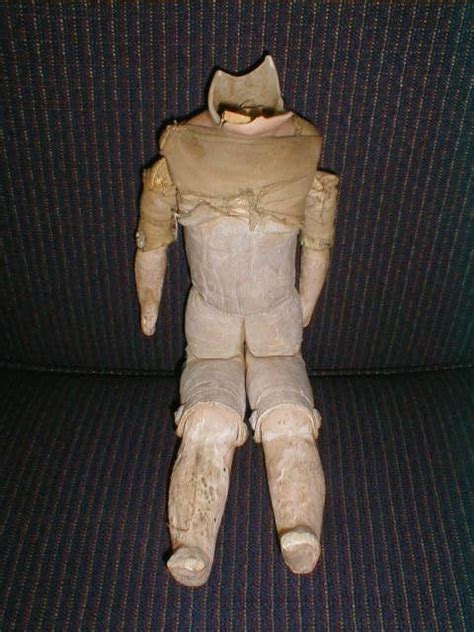 Antique Kid Leather Jointed 12 Inch Doll Body For By Funoldstuff