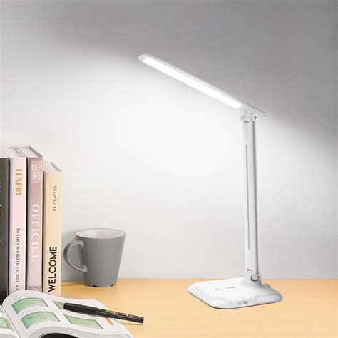 Rechargeable Usb Led Table Lamp Book Light 7w Dimmable Reading Desk