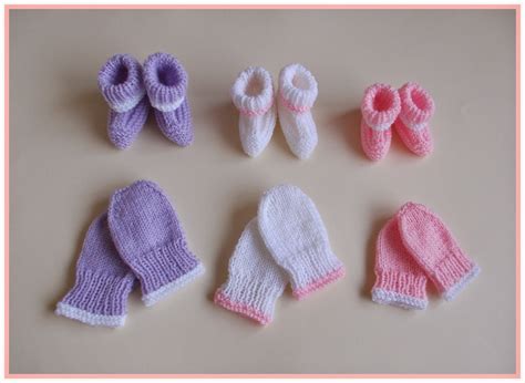 Mariannas Lazy Daisy Days Premature And Newborn Baby Hat Mittens And Bootees