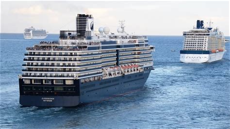7 Cruise Ships Leaving Port At Fort Lauderdale 4k Youtube