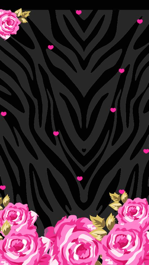 Love Pink~ Pink Black Wallpaperfreebie