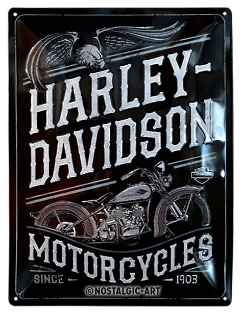 Harley Davidson Motorcycle Signs