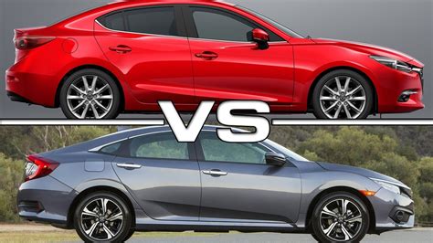 2017 Mazda 3 vs Honda Civic 