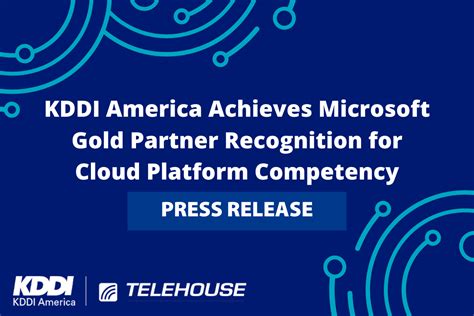 Kddi America Achieves Microsoft Gold Partner Recognition For Cloud