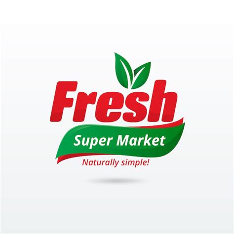 Plantilla De Logotipo De Supermercado Vector Gratis