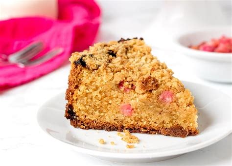 Rhubarb Crumble Cake Simply Stacie
