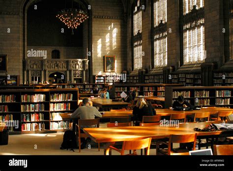 Interior View Of The Harper Library On The University Of Chicago Campus