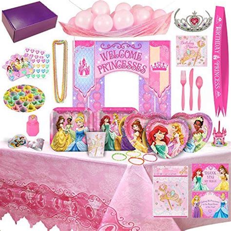 Disney Princess Birthday Party Supplies And Decorations 8 Guests 177