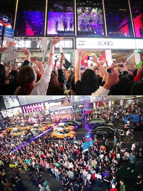 Bap Holds Successful Concert In Times Square Flooded Streets