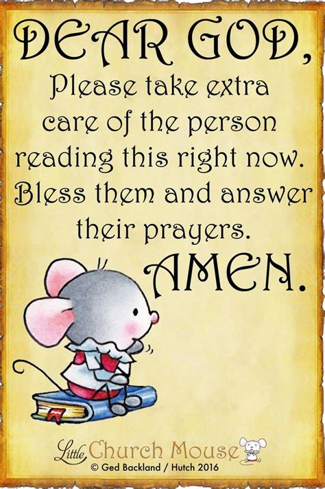 Dear God Please Take Extra Care Of The Person Reading This Right Now