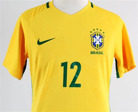Nike marcelo #6 brazil third (3rd) soccer jersey youth. 2017 Marcelo Game-Worn Jersey Brazil National Team ...