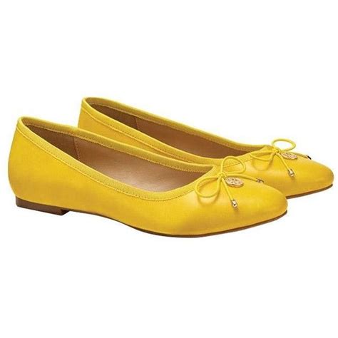 Cushion Walk Yellow Ballet Flats By Avon 25 Liked On Polyvore
