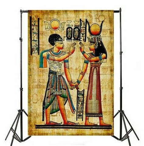 3x5ft Ancient Egyptian Fair Couple Photography Backgrounds Seamless