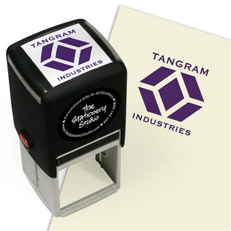 Personalized Self Inking Stamper With Your Artwork