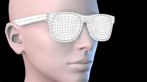 3d Model Wayfarer Sunglasses Vr Ar Low Poly Cgtrader