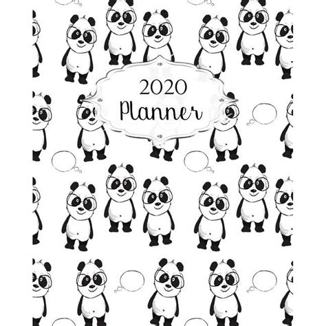 2020 Planner Panda Daily Weekly And Monthly Calendars January Through December 9 Paperback