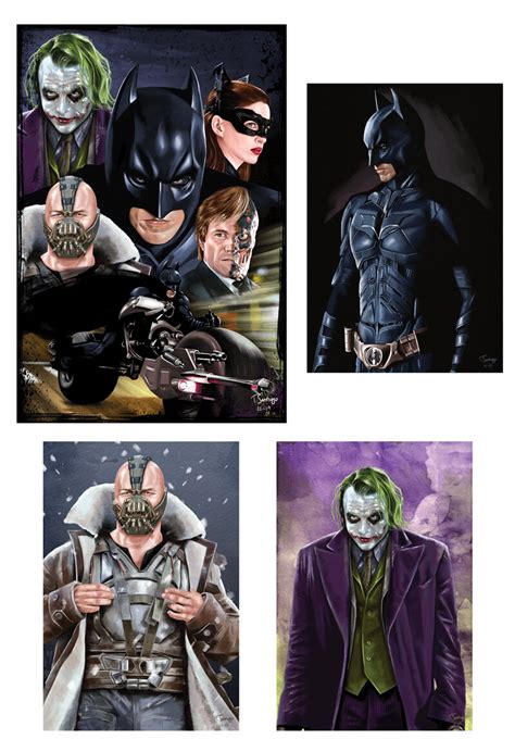 Dark Knight Collection — Tony Santiago Art